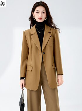 迪奥25秋冬新款极简风西装外套女