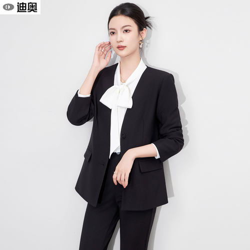 迪奥时尚优雅显瘦轻职业西装外套