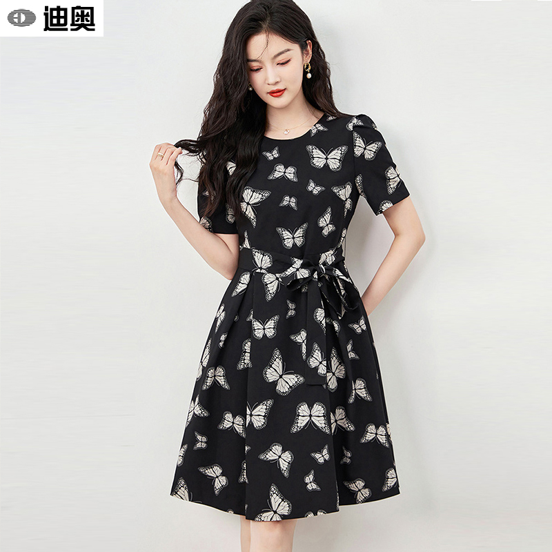 高级感小香风连衣裙名媛A字裙