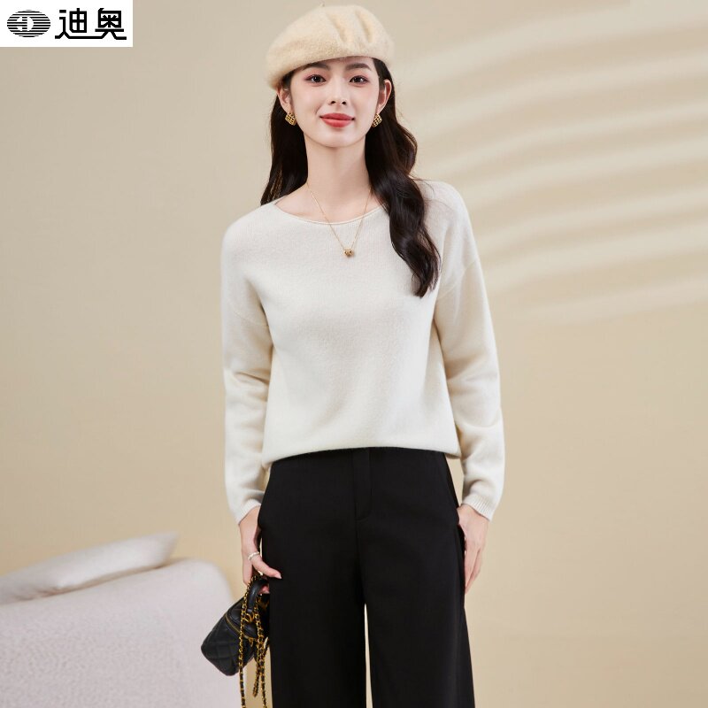 迪奥高端100%羊毛针织毛衣打底衫