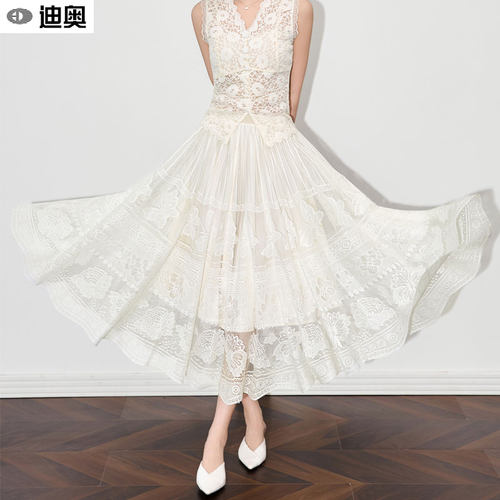 迪奥法式时髦复古精致A字半身裙