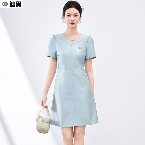 迪奥高端时尚优雅洋气显瘦连衣裙