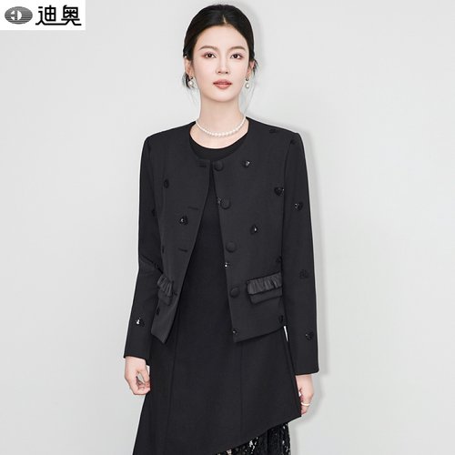 迪奥2025巨好看的小香风西装外套