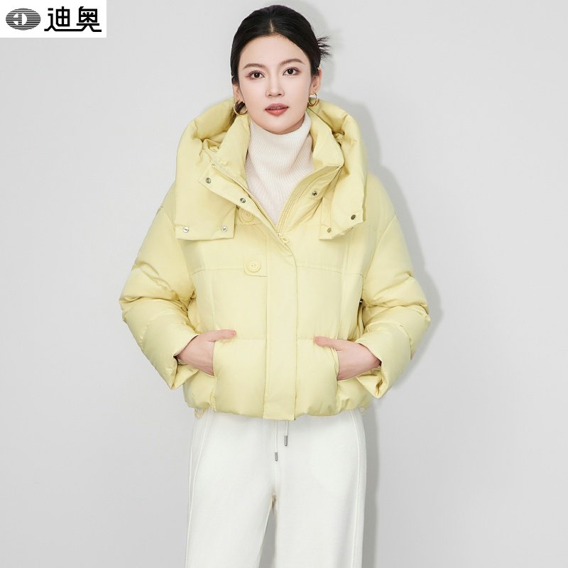 迪奥25新款90白鸭绒羽绒服女高端品牌气质连帽棉服外套加厚面包服,女装/女士精品,羽绒服,淘宝优惠券,粉丝福利购,淘宝优惠卷