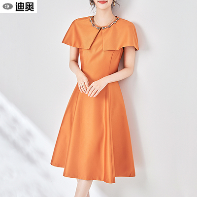 连衣裙高端精致名媛气质A字裙