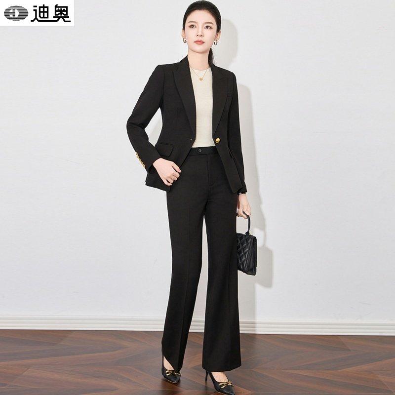 迪奥大牌正式西装套装女25春秋高级感气质外套驳领单扣职业小西服,女装/女士精品,时尚套装,淘宝优惠券,粉丝福利购,淘宝优惠卷