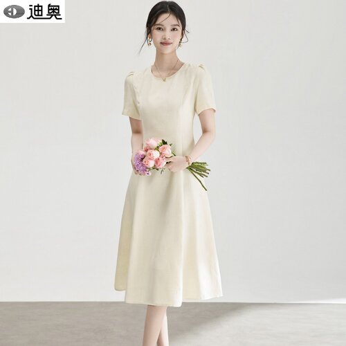 迪奥气质连衣裙女绝美不撞款裙子
