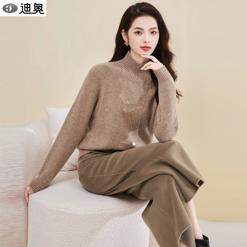 迪奥25秋冬新款半高领100%羊毛针织衫时尚百搭打底衫高品质毛衣女,女装/女士精品,毛针织衫,淘宝优惠券,粉丝福利购,淘宝优惠卷