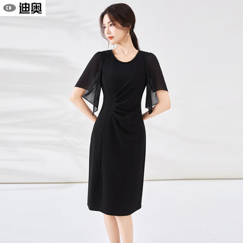 迪奥重要场合连衣裙女神范包臀裙