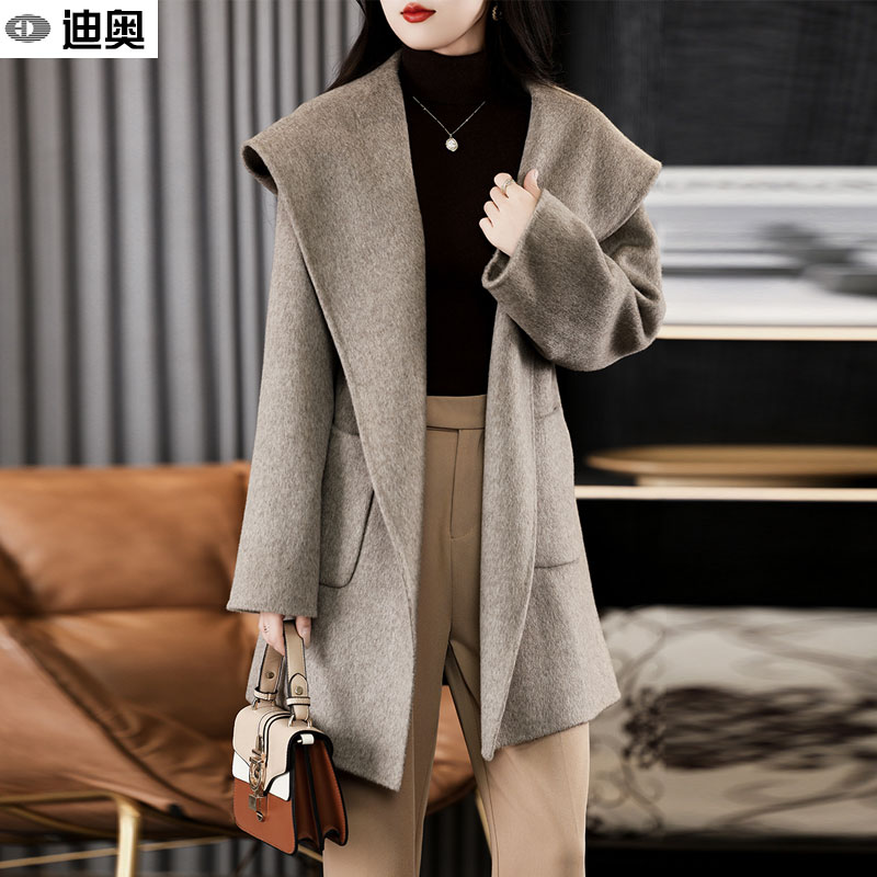 迪奥高级感气质羊毛大衣国际大牌