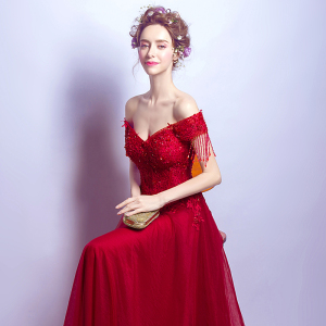 Red lace wedding gown wedding dress wedding dresses