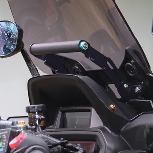 适用雅马哈XMAX300扩展支架23-24款改装后视镜前移支架导航拓展杆