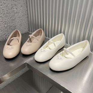 欧洲站乐魔女鞋2025lemo真皮圆头浅口平底单鞋时尚百搭一脚蹬瓢鞋