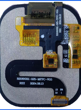 适用华强北R206NRK-025-MFPC-V03智能手表液晶屏触摸屏液晶屏配件