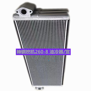 挖机水箱神钢260 400 3中冷油冷器 SK350 495