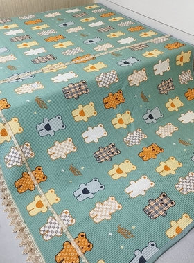 炕盖大炕土炕四季通用花边可机洗可拆卸冬季加绒榻榻米床盖欧式