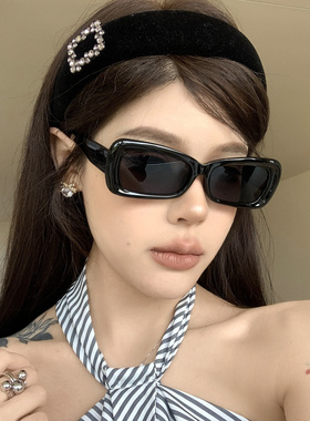 欧美复古猫眼黑色偏光墨镜男女潮