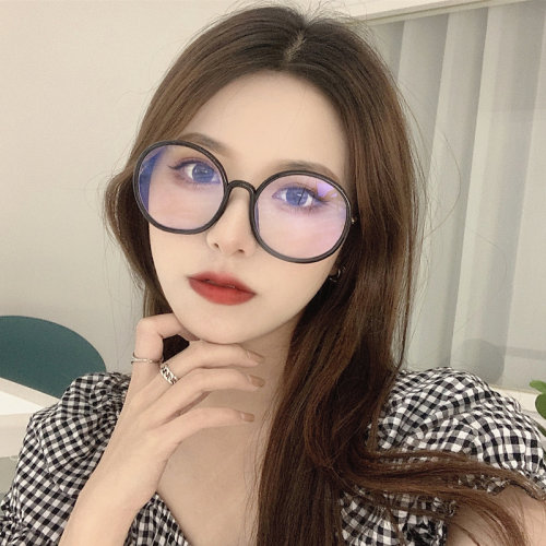 防蓝光女眼镜韩版超轻男圆形显瘦
