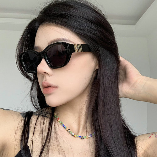 韩版高级感黑色偏光墨镜男女