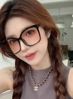 防紫外线方形韩版女大框太阳眼镜