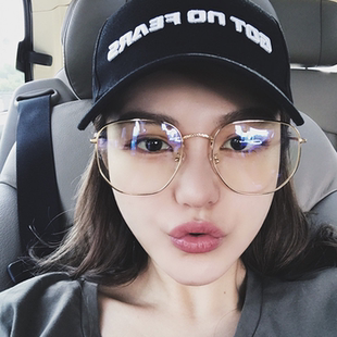 周扬青罗志祥同款素颜神器百搭修饰脸型显脸小 防蓝光眼镜框女 男