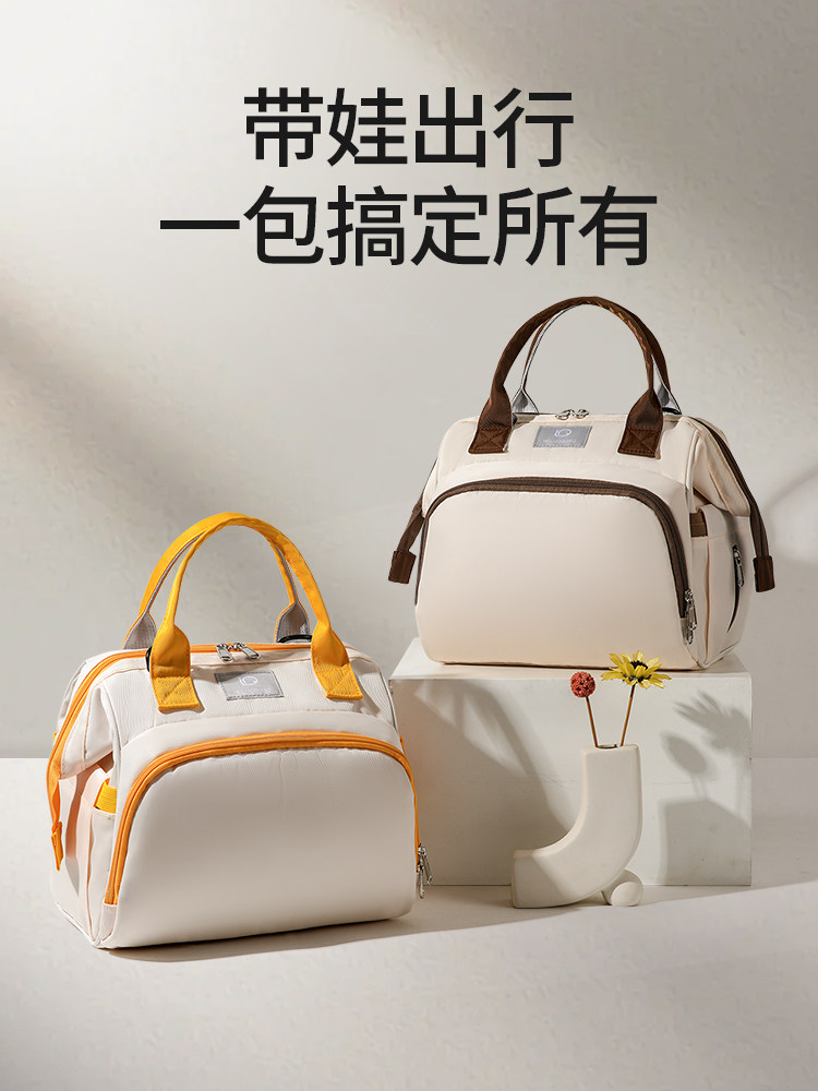 多功能妈咪包小号轻便单双肩手提大容量母婴外出遛娃婴儿推车挂包