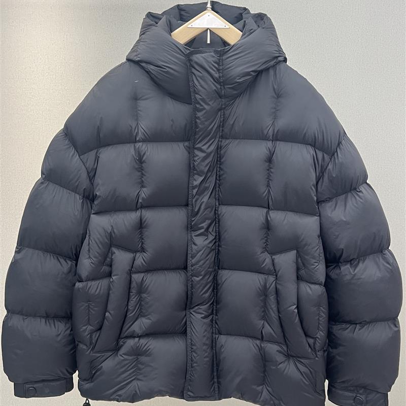 90白鸭绒240g羽绒服加厚防寒连帽羽绒服男士冬季新款保暖面包服