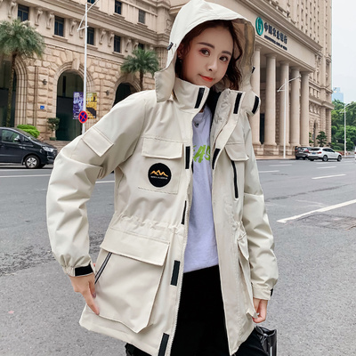 冲锋衣男女三合可拆卸中长款