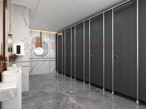 公共厕所卫生间隔断全国设计施工免费测量抗倍特蜂窝板PVC铝板