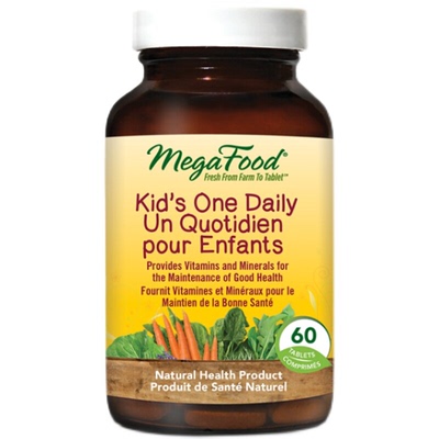 直邮 加拿大MegaFood儿童青少年复合有机维生素营养片60粒