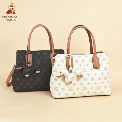 稻草人女包2025新款单肩斜挎包