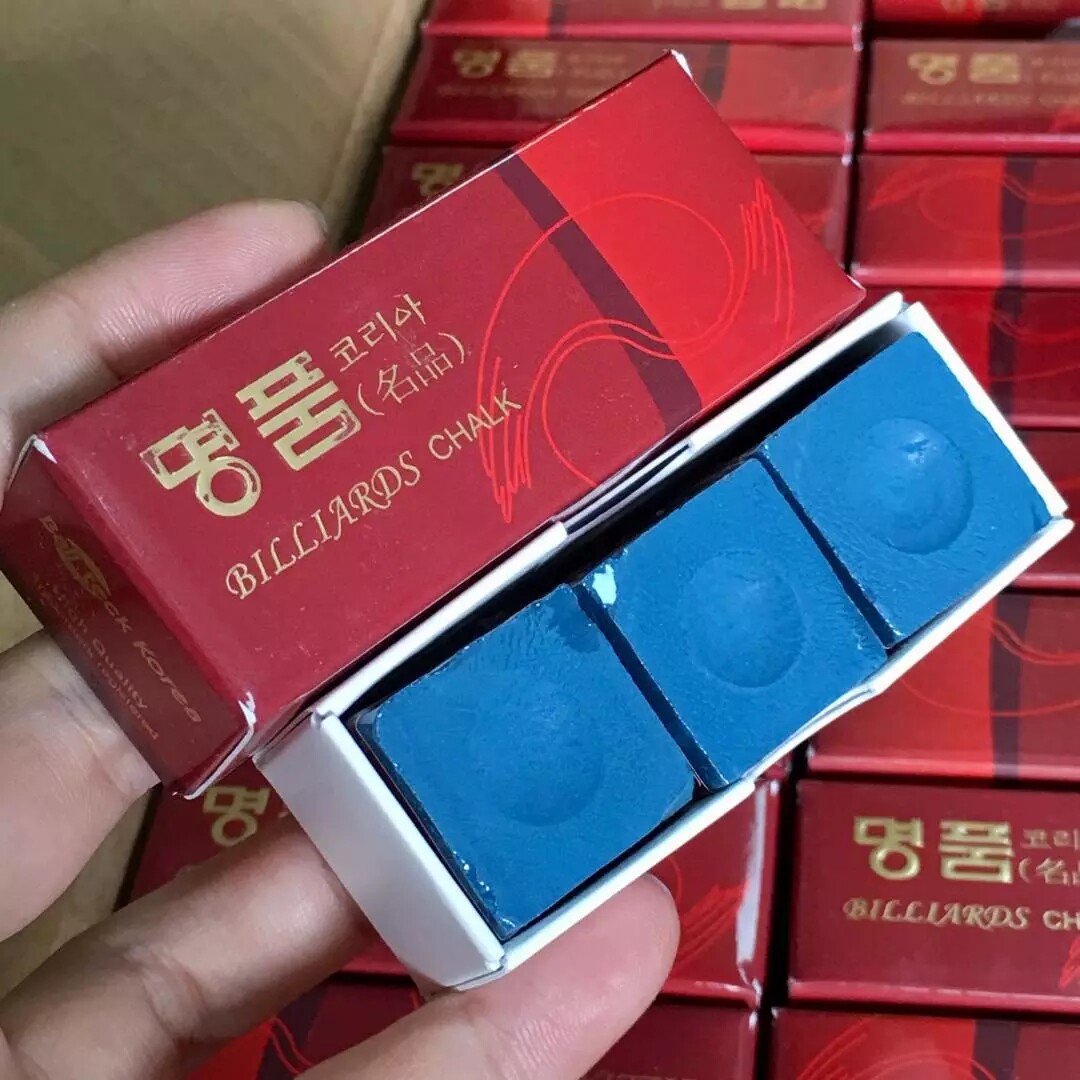 韩国名品巧克粉台球巧粉油性枪粉擦粉职业专业巧克粉九球黑八枪粉