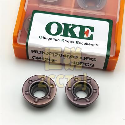 OKE 不锈钢数控刀片RDKX1204MO-QBG OP1215 正品保证 R6圆刀片