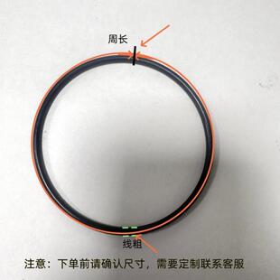 电机模型皮带玩具用防静电传动带橡胶圆型皮带2毫米线经mm无接口