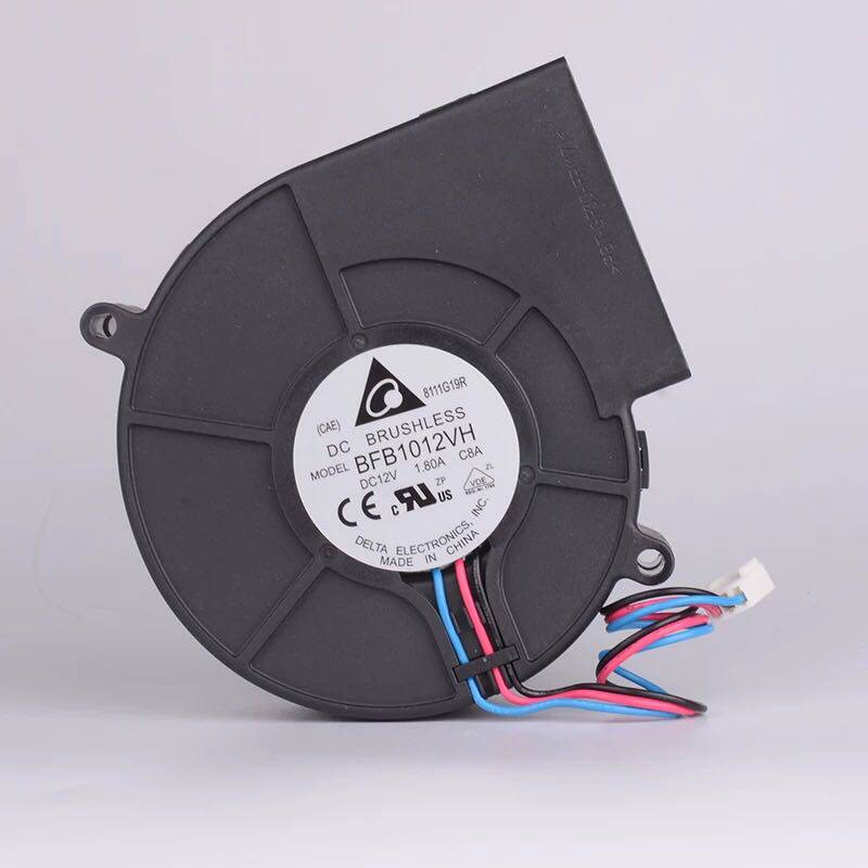 台达12V1.8A 9733 BFB1012VH鼓风机大风量烤炉抽风机暴力涡轮风扇