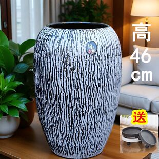 特大号粗陶多肉花盆高大口径陶罐庭院造景种树三角梅九尾狐绿植盆