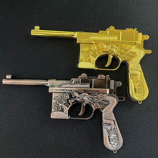 龙纹毛瑟手枪模型儿童玩具枪小手抢仿真驳壳枪王八盒子枪不可发射