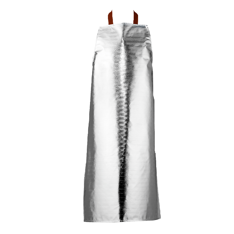 蓝鹰铝箔防火服AL7阻燃隔热1000&deg;无袖围裙防烫耐高温防辐射热