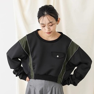 街頭風蝙蝠袖 日本直郵2024秋季 寬松衛衣上衣 個性 休閑時尚 女裝 代購