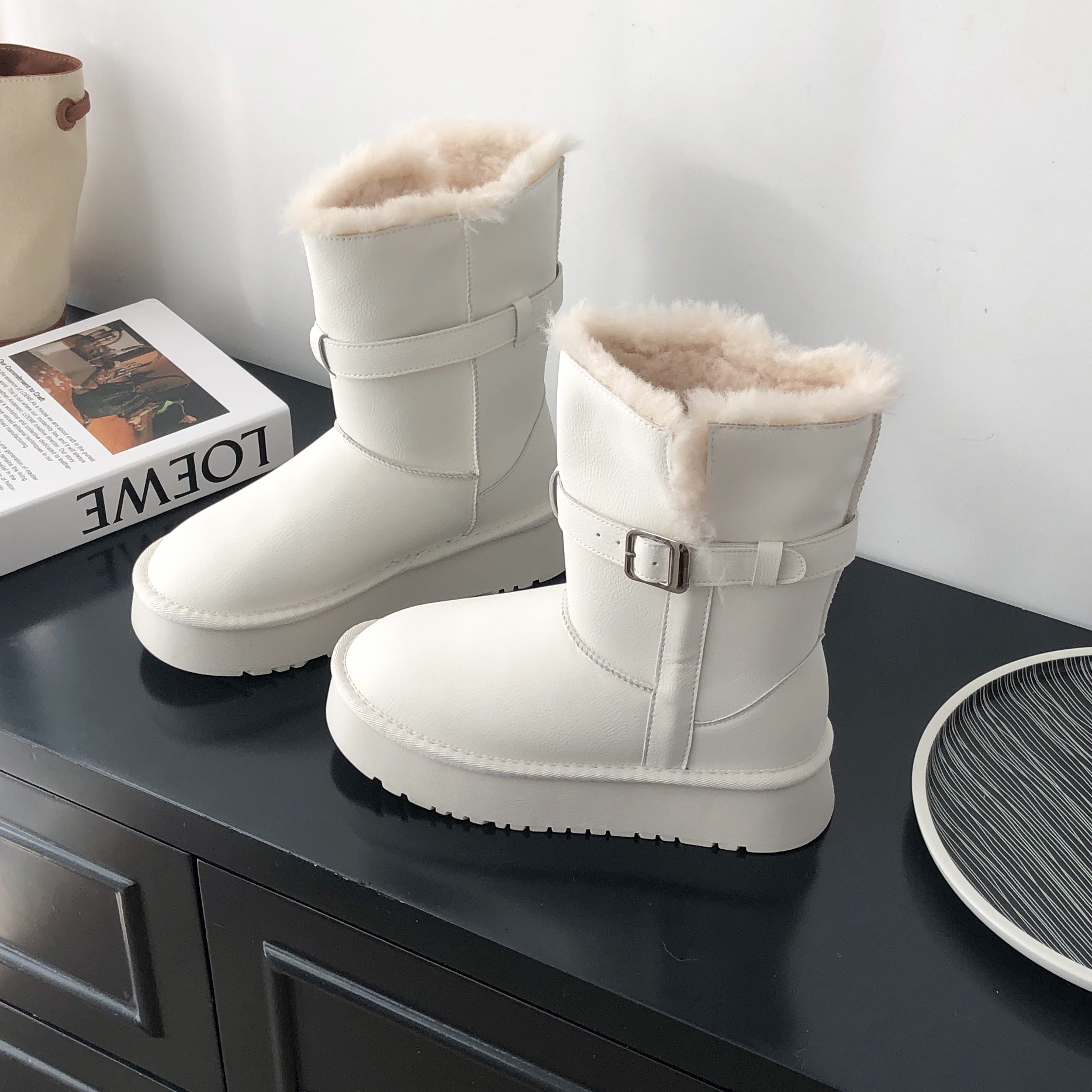 长筒棉靴女2025冬季新款