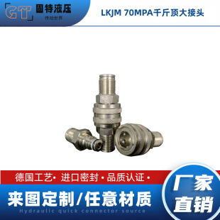 上海千斤顶油缸进出口M22*1.5专用螺纹保压70MPA高压液压快速接头