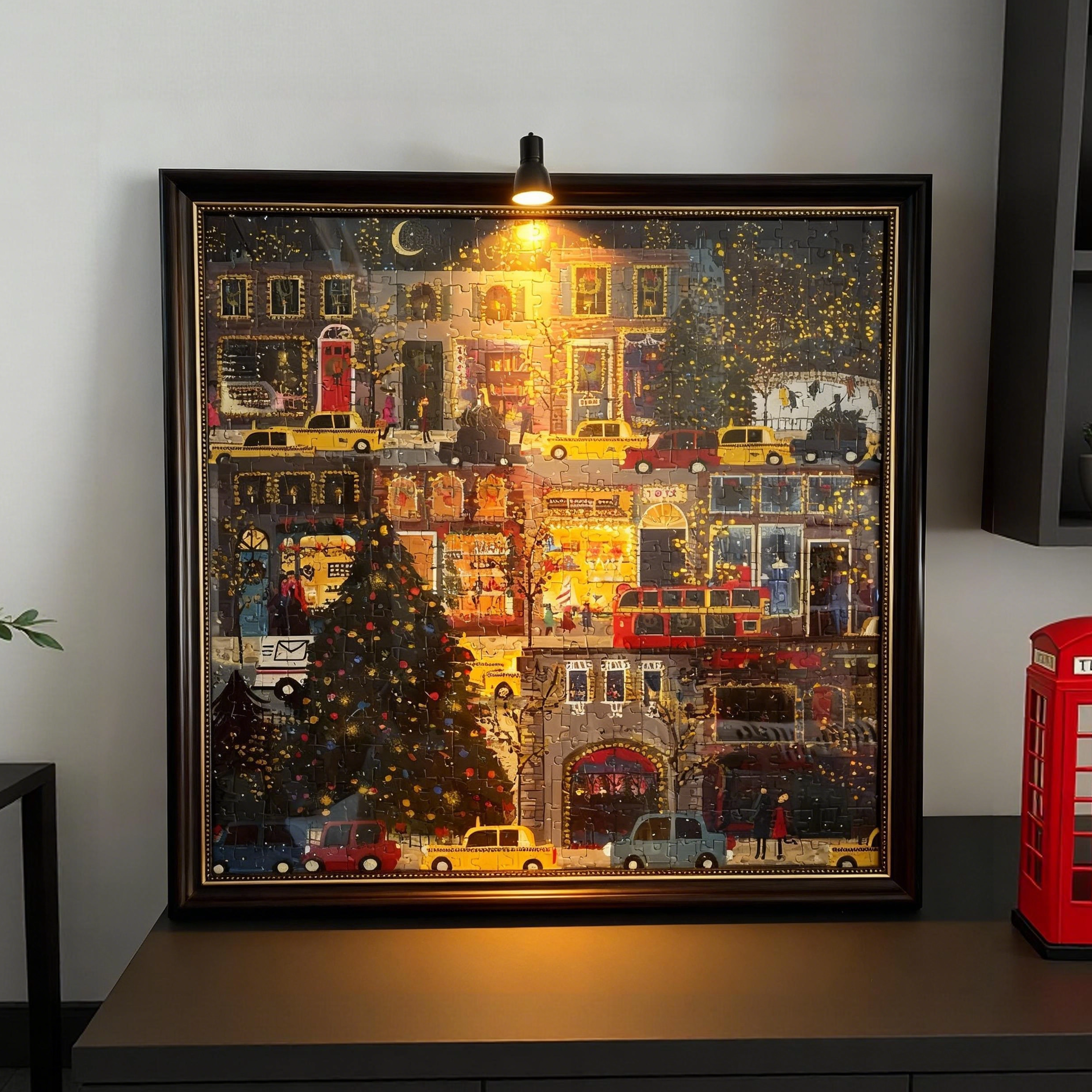 galison冬灯拼图相框丨送氛围灯