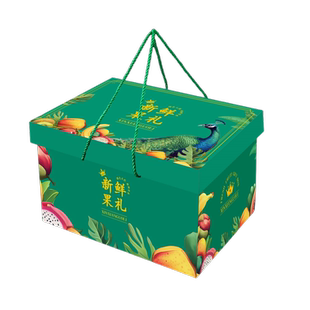 通用水果礼盒包装盒苹果榴莲石榴柚子果篮可定制高档礼品盒空盒子