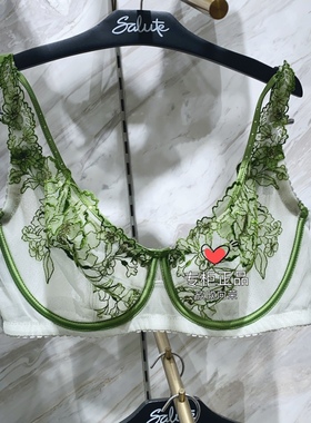 新款SALUTE莎露 LB33C4 四分之三杯超薄显胸小性感蕾丝文胸1980