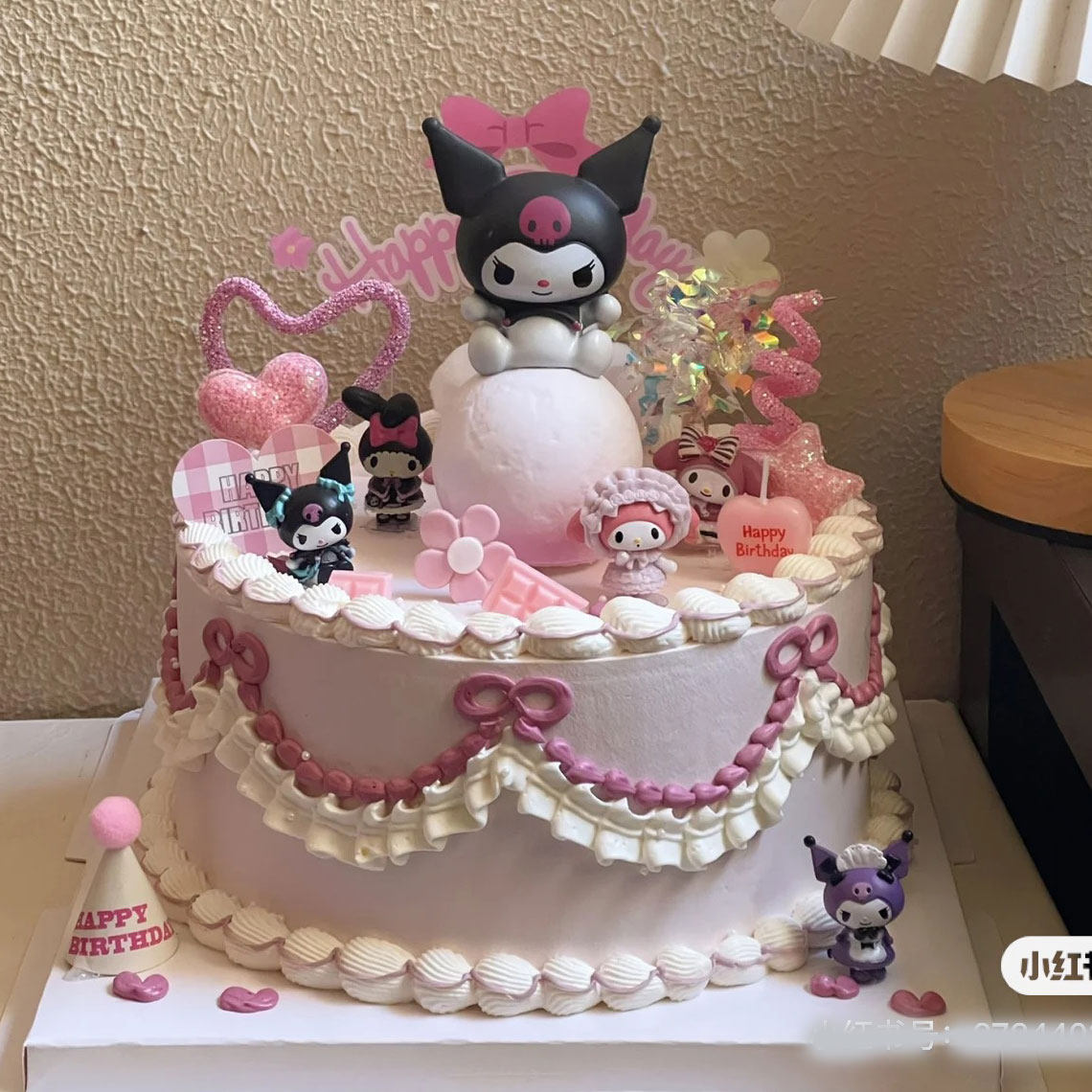 ins风库洛米蛋糕装饰摆件