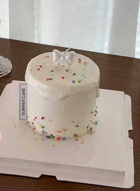 多巴胺珠光网红蛋糕装饰糖粒