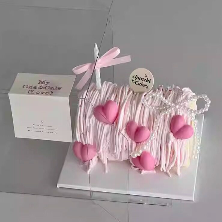 仙女爱心生日蛋糕ins风硅胶模具