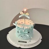 韩系ins风女生女神生日派对烘焙装 饰 扮银色闪片星星五角星蛋糕装