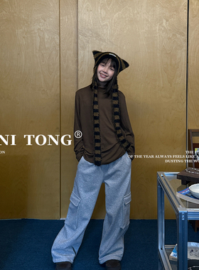 MONI 多款羊绒手感打底衫/2色口袋卫裤(拉绒)