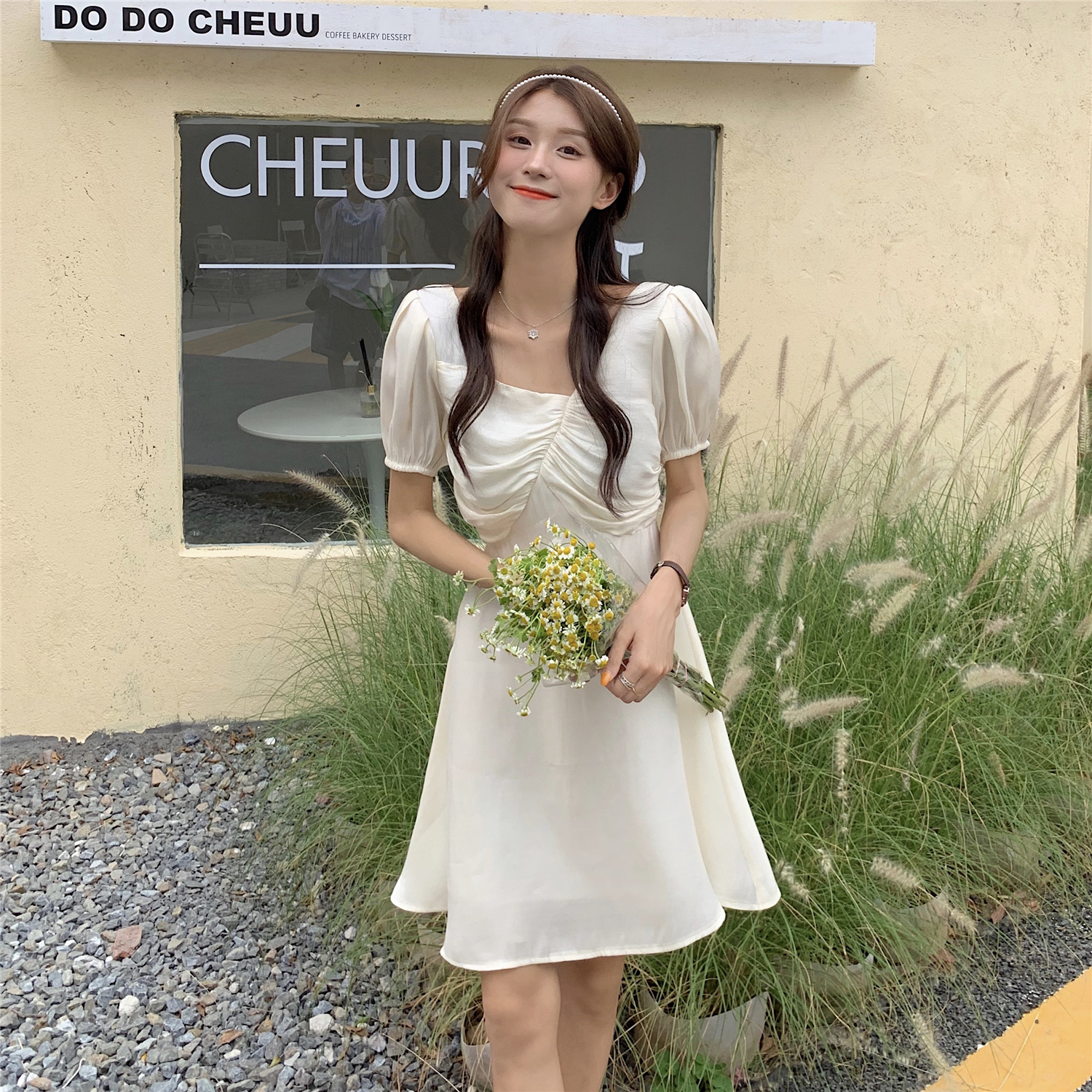 Real price tender Princess careful machine design irregular luster dress